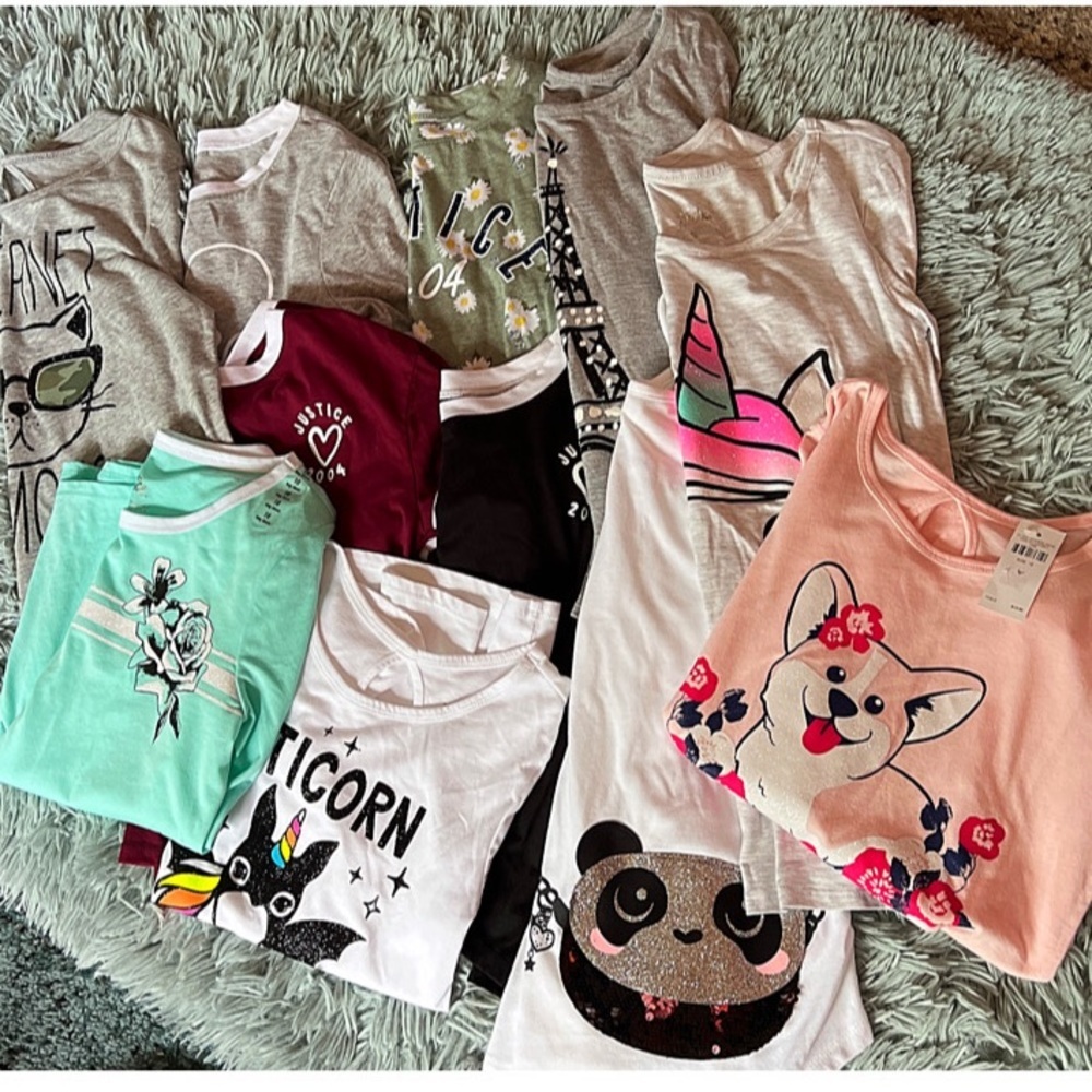 11 Justice Long Sleeve Tops